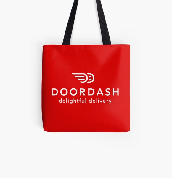 Doordash Driver Apparel Tote Bag By Purecreations Redbubble