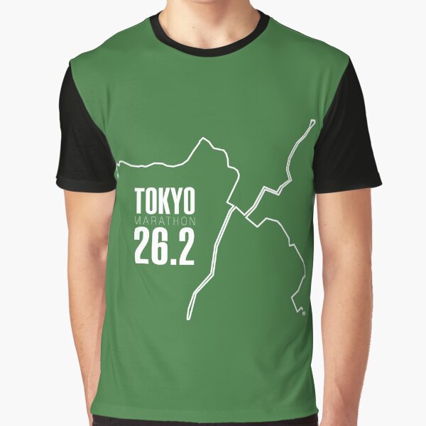 Tokyo Marathon route. Graphic T-Shirt
