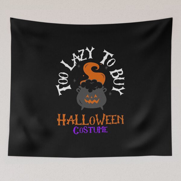 Item preview, Too Lazy To Buy Halloween Costume boo designed and sold by UnstoppableShpy.