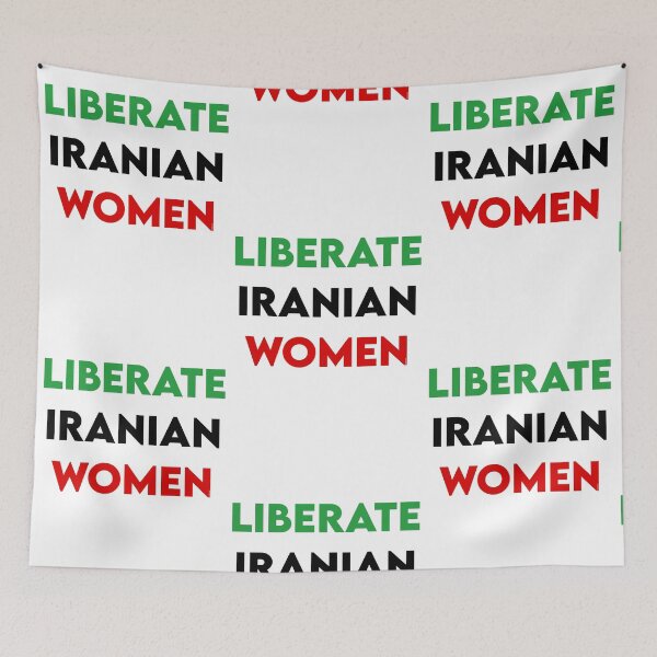 Item preview, Liberate Iranian women powerful protest Iran  designed and sold by YOStudios.