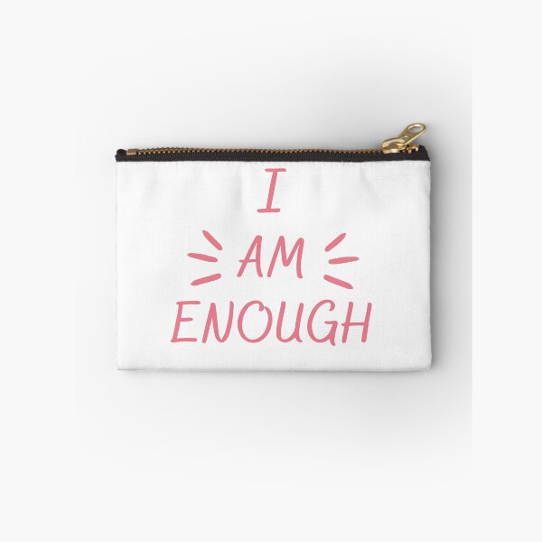 Item preview, I Am Enough Self Positive  T-shirt designed and sold by Nerdygirlteez.