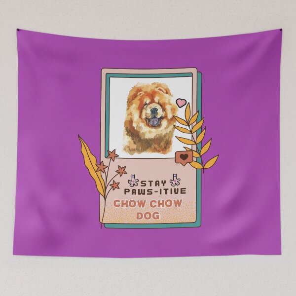 Item preview, Chow Chow Watercolor Drawing Dog Breed | Stay Paws-itive Dog Series -218 designed and sold by PetinHeart.