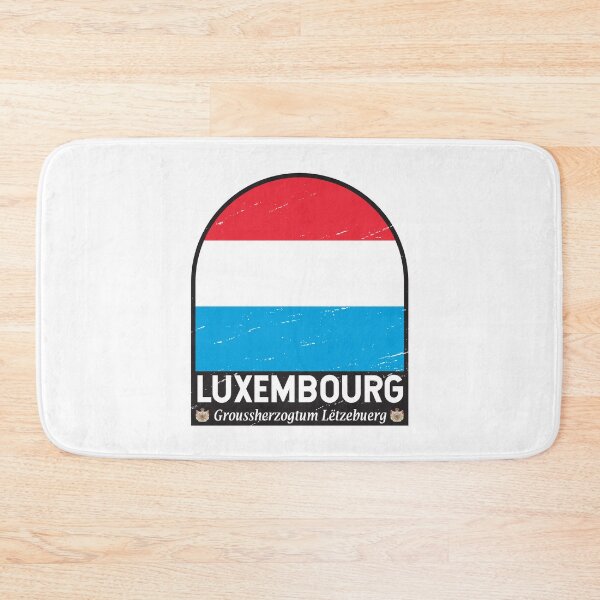 Item preview, Luxembourg Flag Emblem Distressed Vintage designed and sold by KrisSidDesigns.