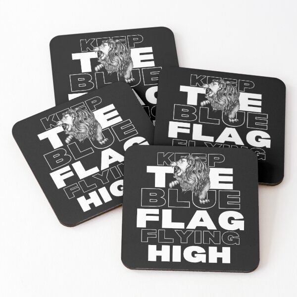 Item preview, KEEP THE BLUE FLAG FLYING HIGH designed and sold by DesignAndTales.