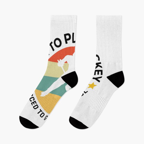 Item preview, Born to play hockey forced to go to school designed and sold by madraso.