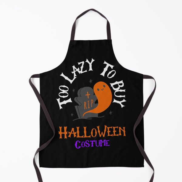 Item preview, Too Lazy To Buy Halloween Costume boo RIP designed and sold by UnstoppableShpy.