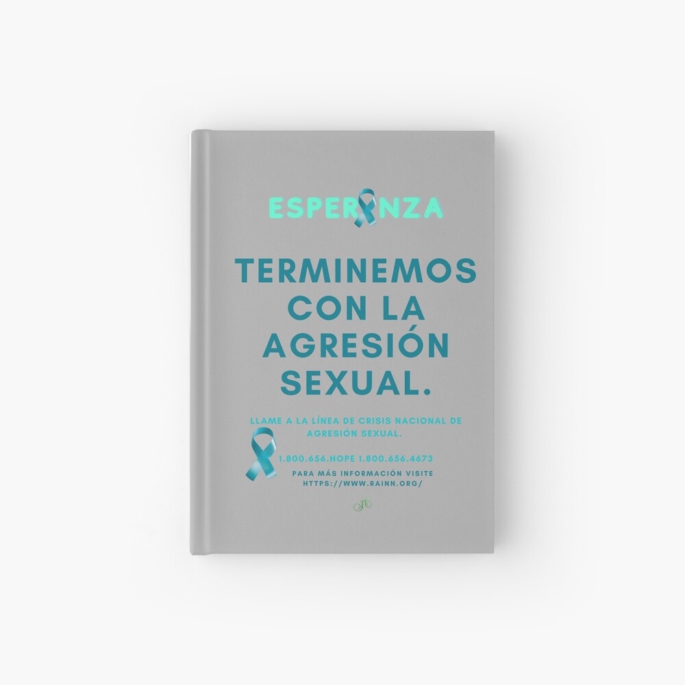 Agresión Sexual Hardcover Journal