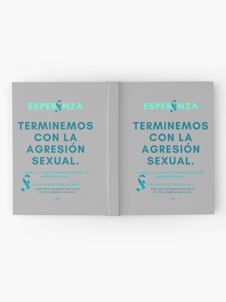 Alternate view of Agresión Sexual Hardcover Journal