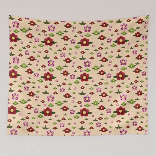 Item preview, Hellebore Winter Flower Seamless Varied Pattern designed and sold by PaperRain.
