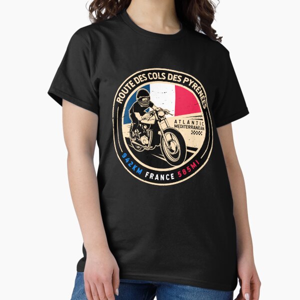 Aperçu de l'œuvre Route des Cols | Pyrénées | Moto créée et vendue par KrisSidDesigns.