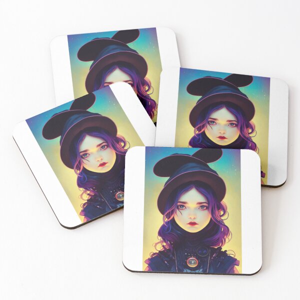 Item preview, Victorian witch with funny hat designed and sold by Mirochan80.