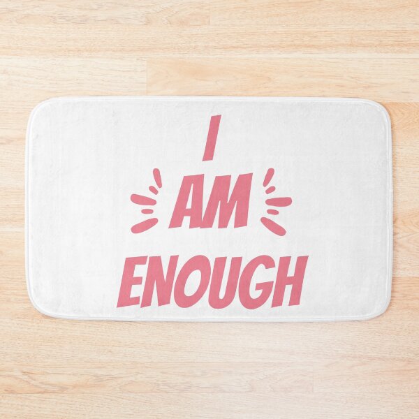 Item preview, I Am Enough Self Positive  T-shirt designed and sold by Nerdygirlteez.