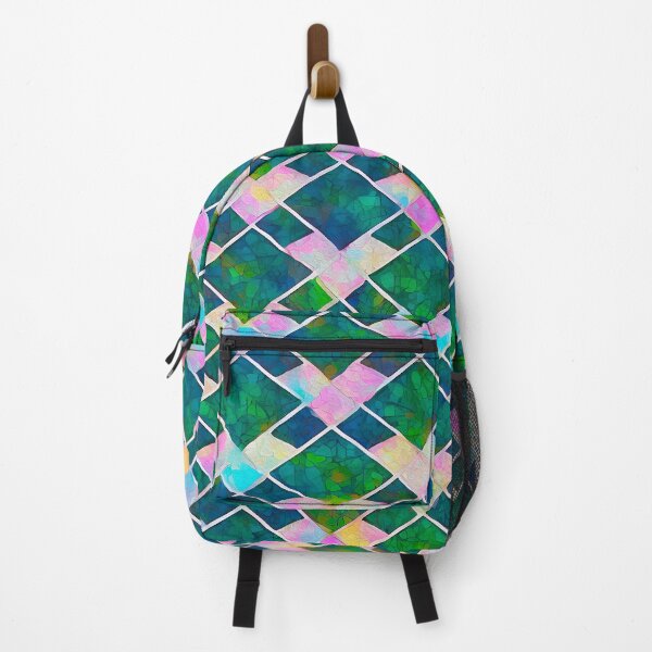 Item preview, Blue-green stained glass pattern designed and sold by ashuraulv.