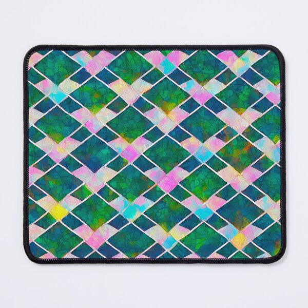 Item preview, Blue-green stained glass pattern designed and sold by ashuraulv.