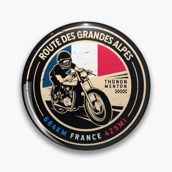 Item preview, Route des Grandes Alpes | France | Motorcycle designed and sold by KrisSidDesigns.