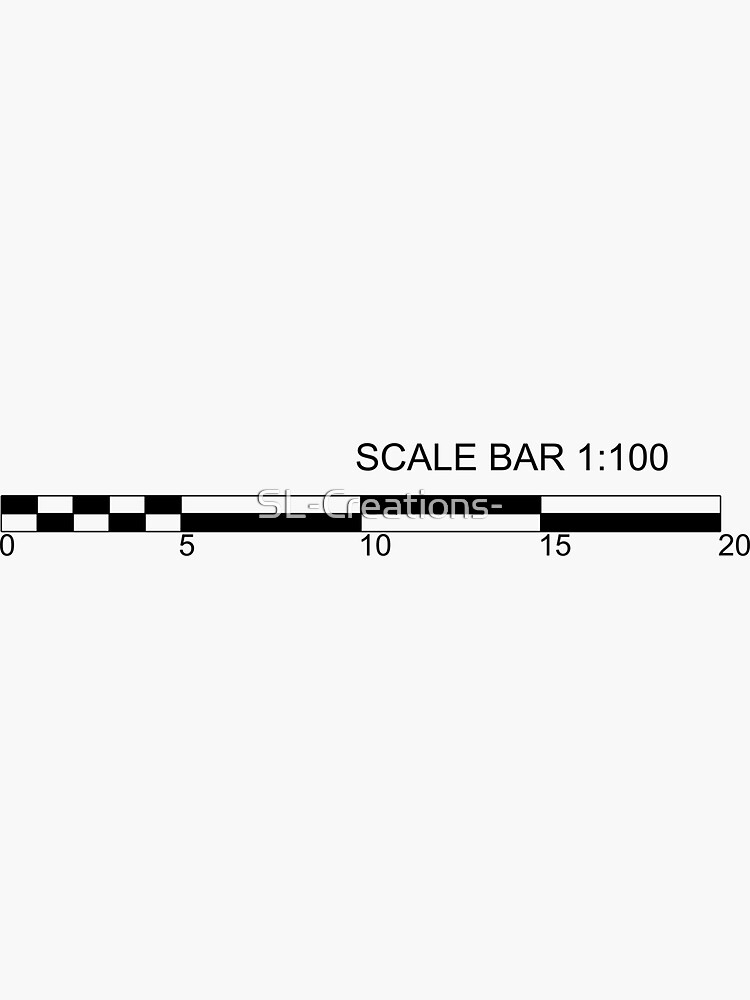 1-100-scale-bar-sticker-for-architectural-drawing-sticker-for-sale-by