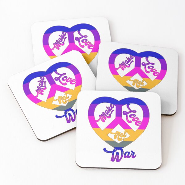 Item preview, Make love not war, original slogan, V666.  designed and sold by Chakilogy.