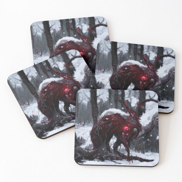 Item preview, Winter Forest Beast B4 designed and sold by rabogallery2020.