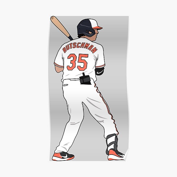 Adley Rutschman Home Run Swing Art Board Print for Sale by RatTrapTees