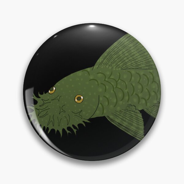Item preview, Green Dragon Bristlenose Pleco - Olive Flavor - Black Background designed and sold by ReverendMothman.