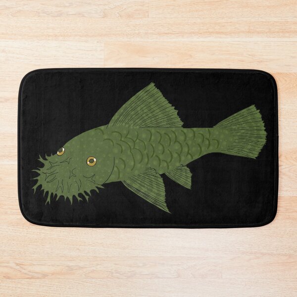 Item preview, Green Dragon Bristlenose Pleco - Olive Flavor - Black Background designed and sold by ReverendMothman.
