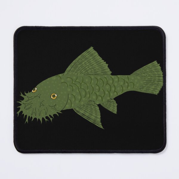 Item preview, Green Dragon Bristlenose Pleco - Olive Flavor - Black Background designed and sold by ReverendMothman.