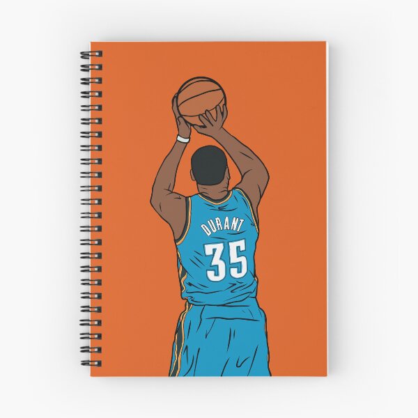 Aperçu de l'œuvre Tir en suspension de Kevin Durant créée et vendue par RatTrapTees.