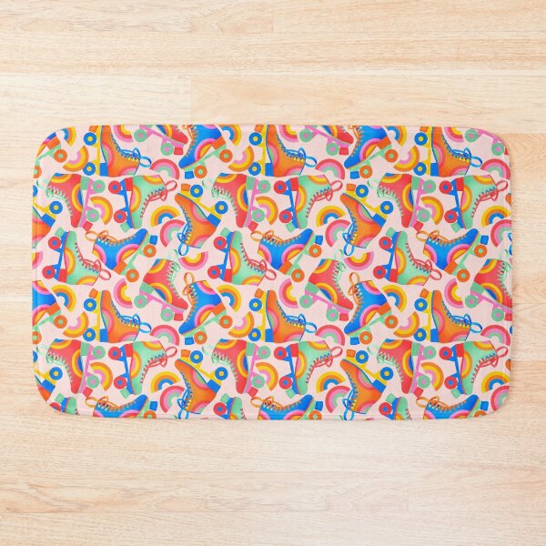 Item preview, Rainbows and Rollerskates Pattern designed and sold by Vicki Dunlop.
