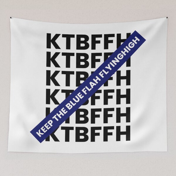 Item preview, KEEP THE BLUE FLAG FLYING HIGH designed and sold by DesignAndTales.