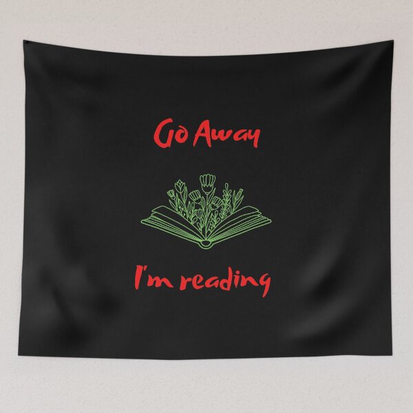 Item preview, Go away, I'm reading  designed and sold by ProjectOfColor.