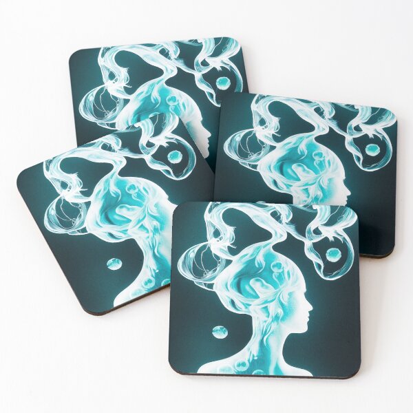 Item preview, Flowing girl, be water! designed and sold by vicvicprat.