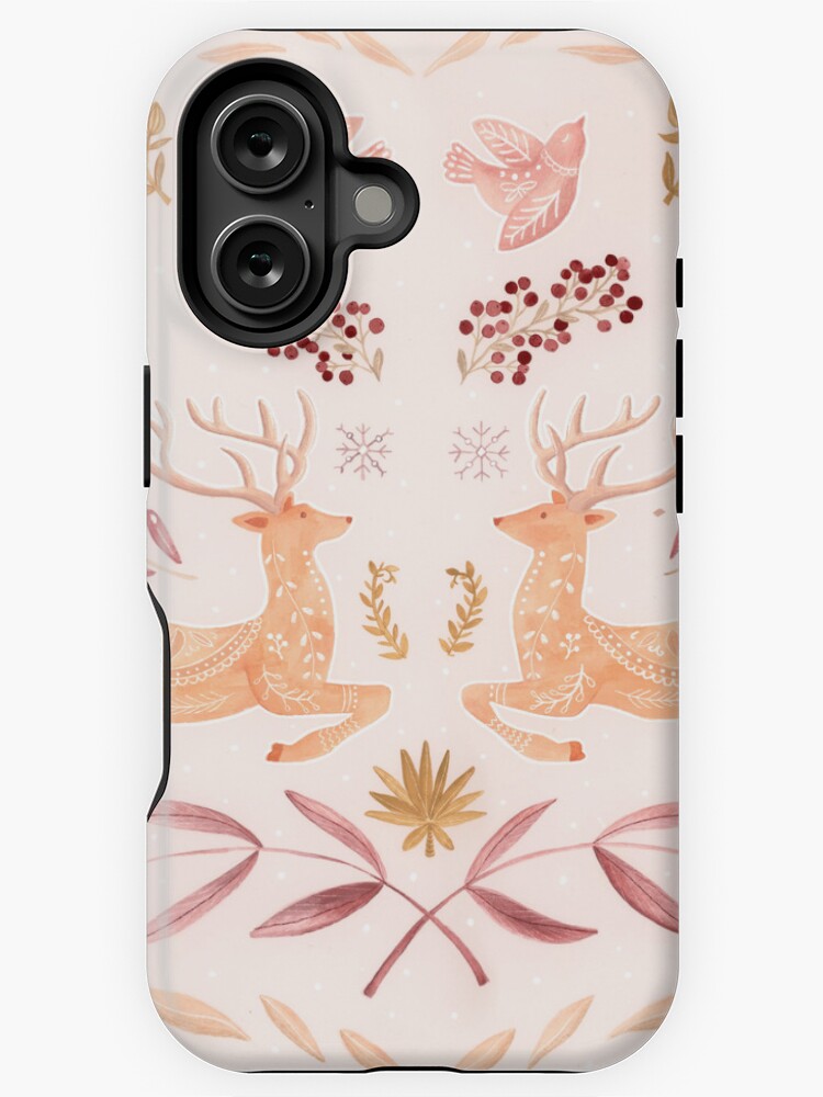 Thumbnail 1 of 4, iPhone Case, Christmas in the mountains designed and sold by Aquilicun.