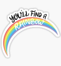 Kesha - Rainbow (Black Font) Sticker