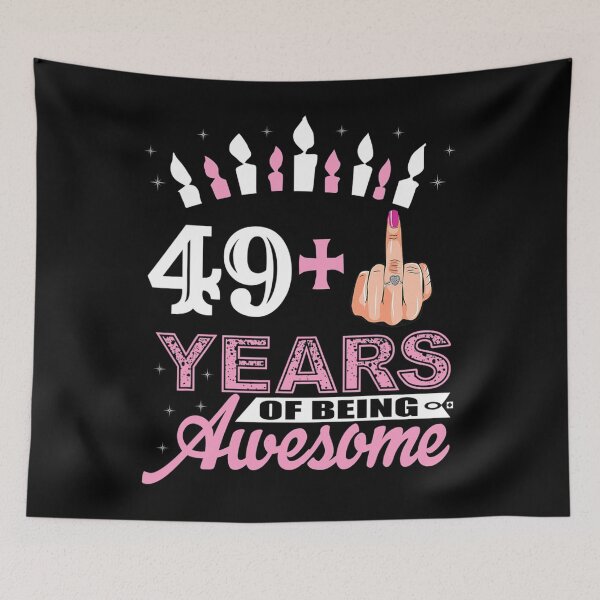 Item preview, Funny 49 Plus Middle Finger 50th Birthday Gifts For Women designed and sold by sorebull-fighte.
