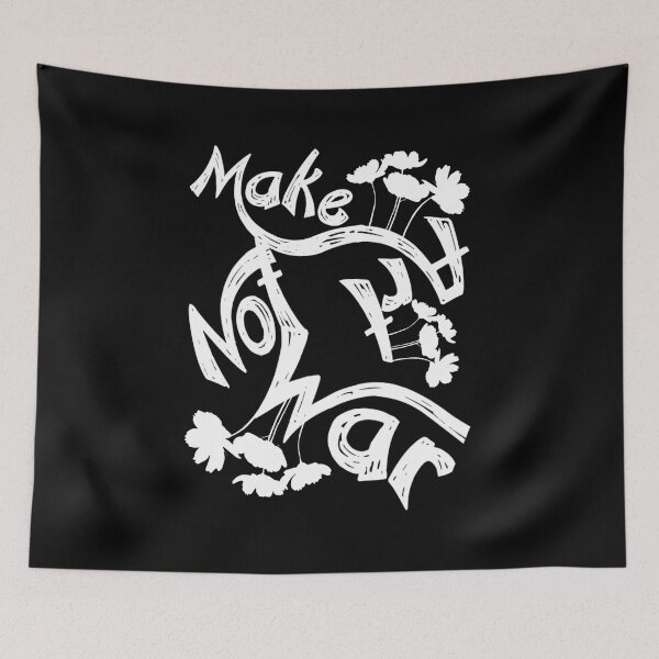 Item preview, Make art not war, original slogan,V2222. designed and sold by Chakilogy.