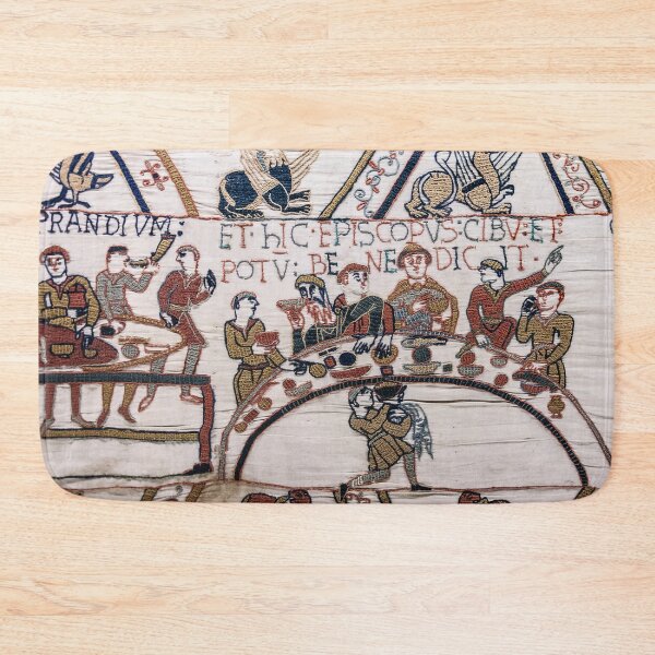 Item preview,  THE BAYEUX TAPESTRY Bishop Odo Blesses the Banquet  Duke Guglielmo and Norman Barons designed and sold by BulganLumini.