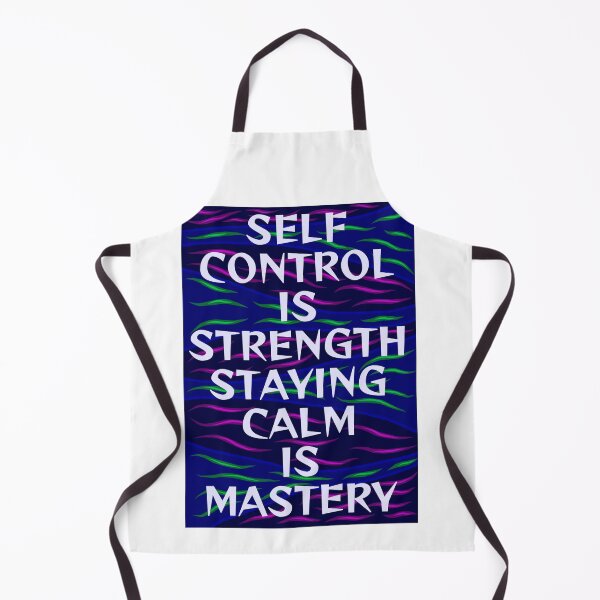 Item preview, Radical Feminist Humanist Quote - Self Control Is Strength Staying Calm Is Mastery designed and sold by LethalPixieDust.