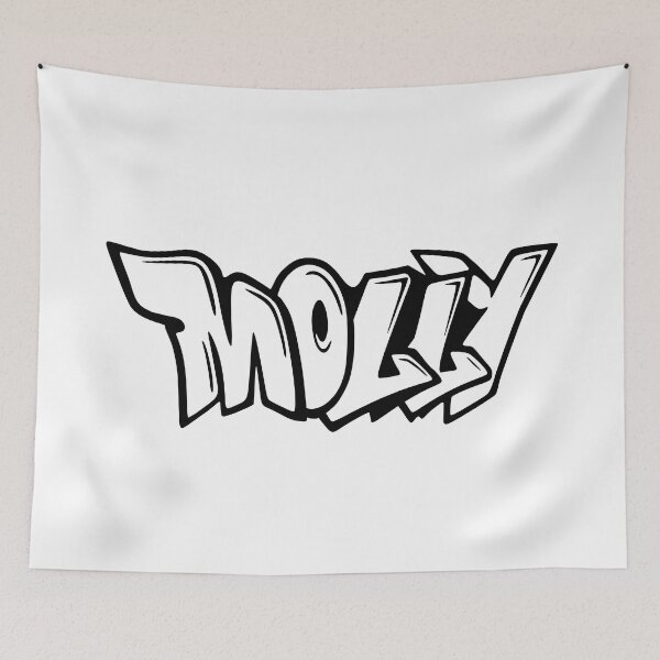 Item preview, Molly - Graffiti Name Design designed and sold by NameThatShirt.