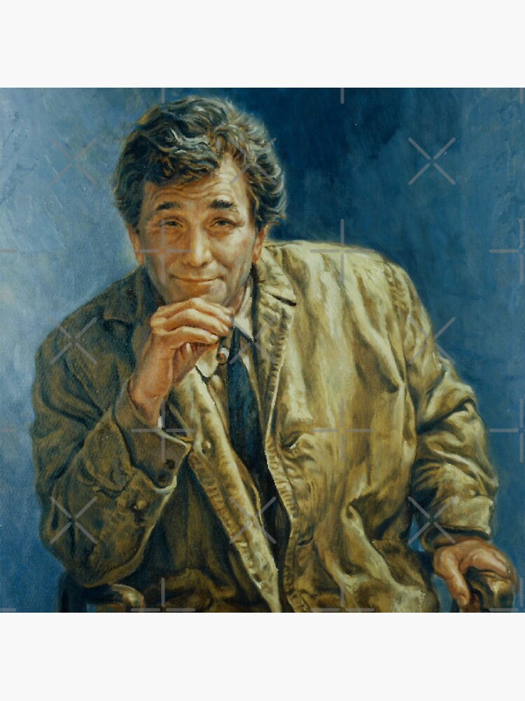MUBI on X: Peter Falk and self-portrait (as Columbo.)
