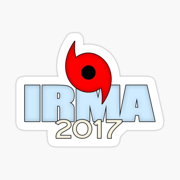 Hurricane Irma 2017 Sticker Sticker