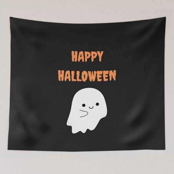 Item preview, HAPPY HALLOWEEN SMILING GHOST designed and sold by Loveart60.
