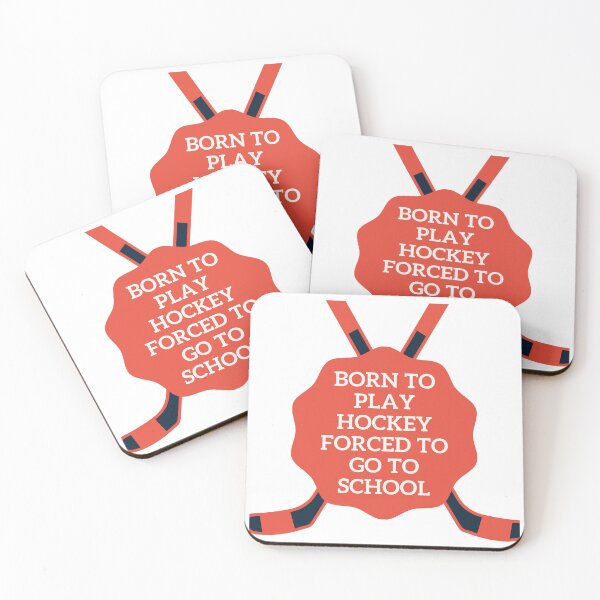 Item preview, born to play hockey forced to go to school designed and sold by noha alzohbi.