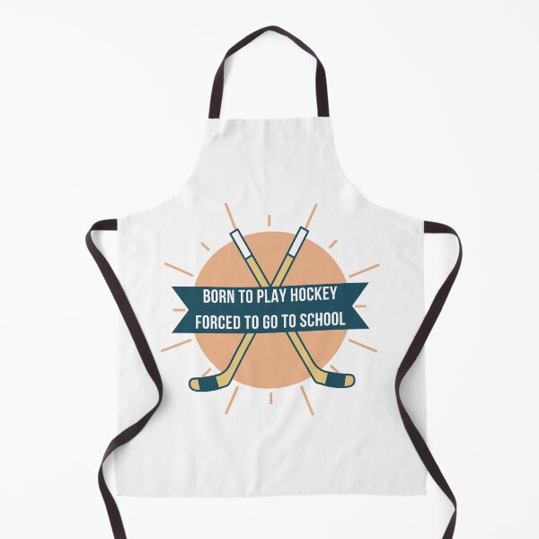 Item preview, born to play hockey forced to go to school designed and sold by noha alzohbi.