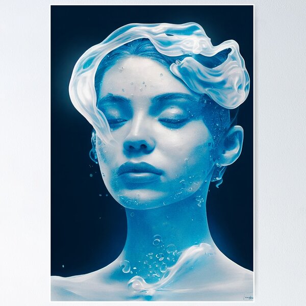 Item preview, Flowing girl, be water! 2 designed and sold by vicvicprat.