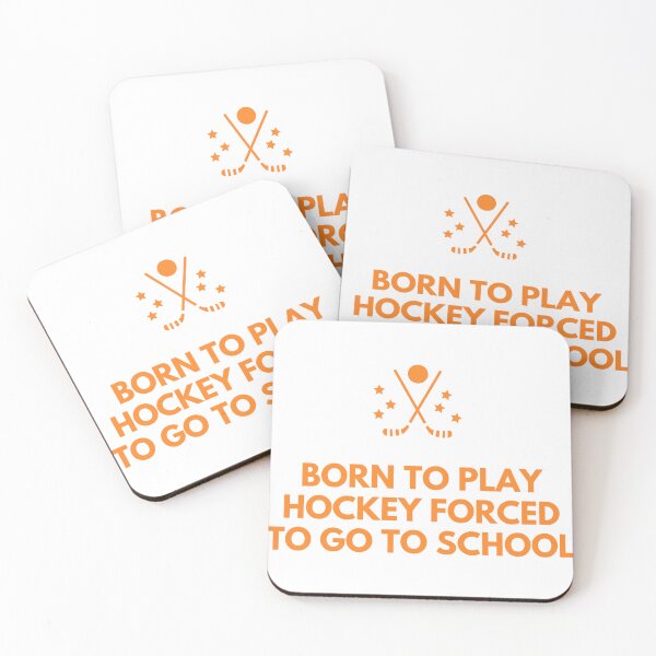Item preview, born to play hockey forced to go to school designed and sold by noha alzohbi.