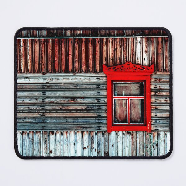 Item preview, Vintage window with crimson red frame designed and sold by lena-maximova.