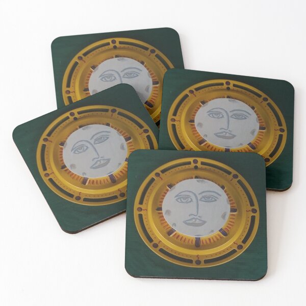 Item preview, Solar Eclipse Man on the Moon by Charlie Dingler designed and sold by CharlieDingler.