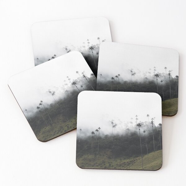 Item preview, Low hanging clouds on the highest palm trees in the world - Salento, Colombia designed and sold by photofelix-.