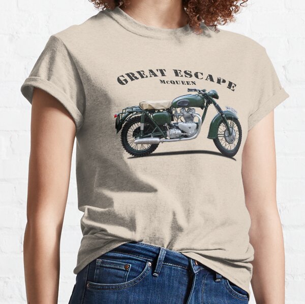 Retro Motorcycle Men's T-shirt Vintage Style Graphic Tee