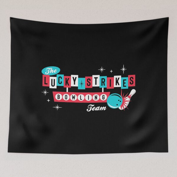 Item preview, Lucky Strikes Bowling Team - Retro Men Women or Kids designed and sold by sorrowfultherma.